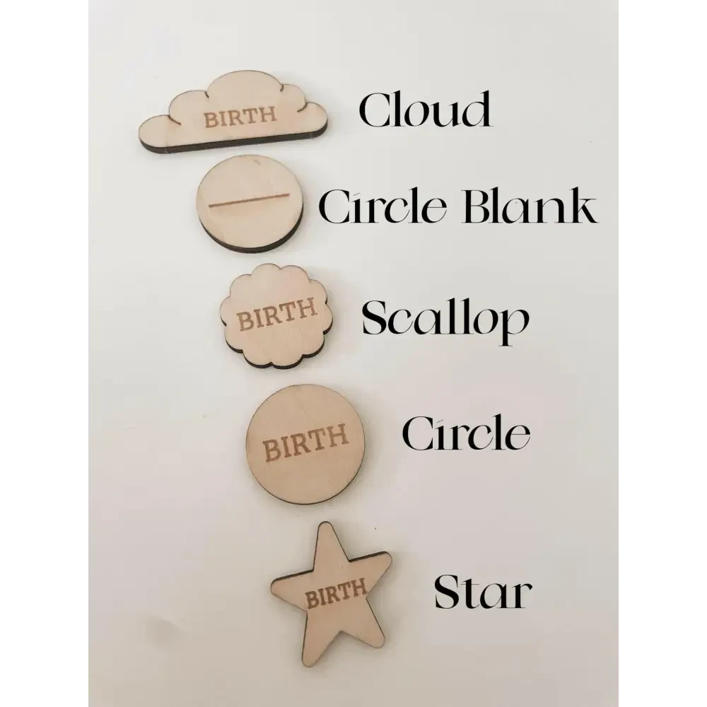Personalised Growth Chart - Summer Vibes - Timber Tinkers