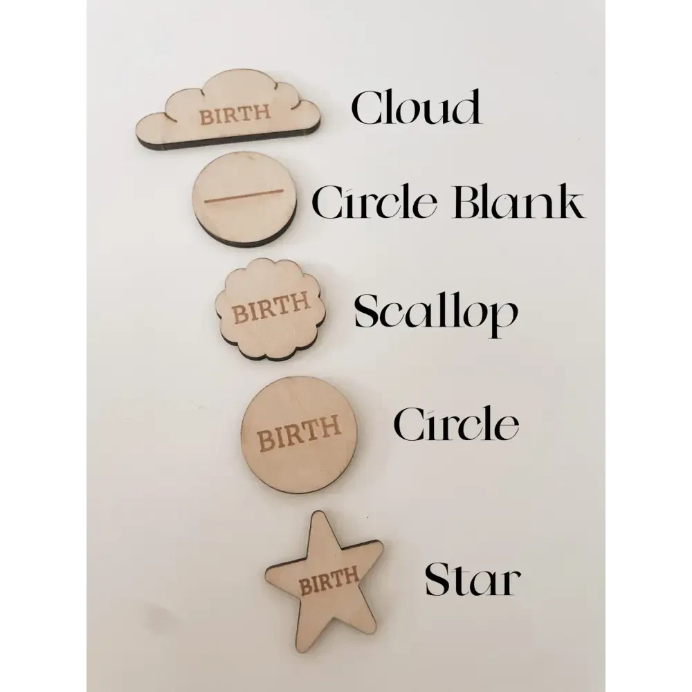 Personalised Growth Chart - Swallows - Timber Tinkers