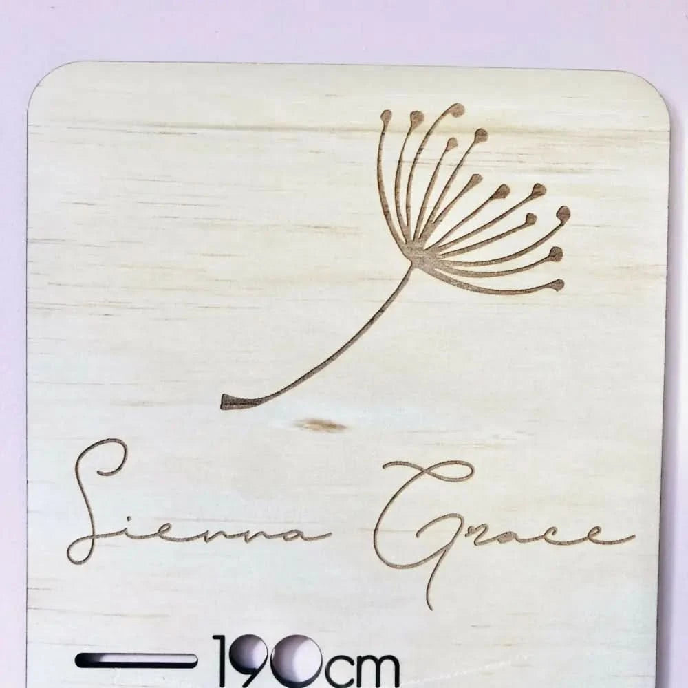 Personalised Growth Chart - Whimsical - Timber Tinkers