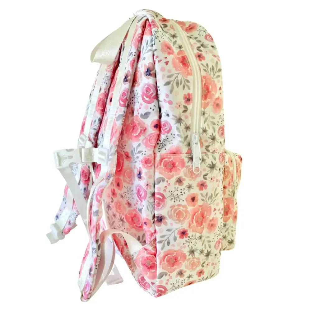 Personalised Kids Backpack - Floral - Timber Tinkers