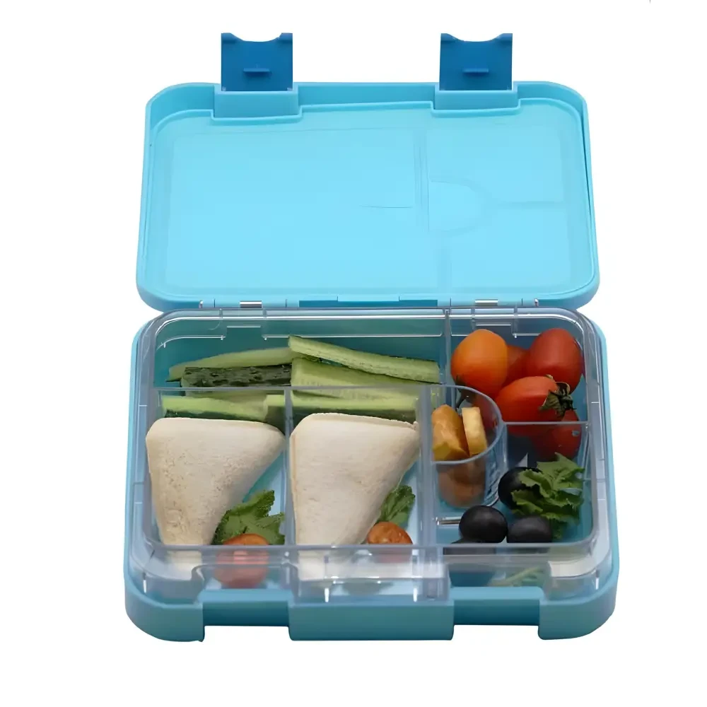 Personalised Lunch Boxes - Blue Bento Box - Whale - Timber Tinkers