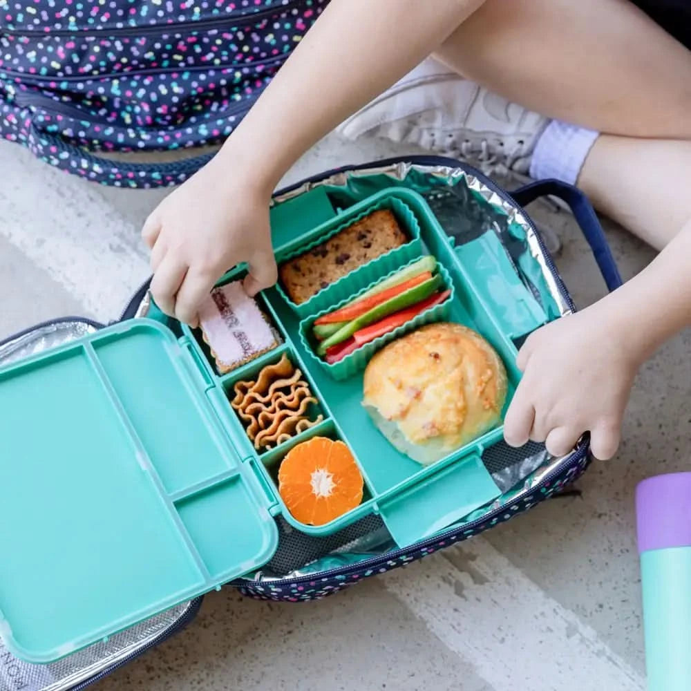 Personalised Mint Lunch Box - Stegosaurus - Timber Tinkers