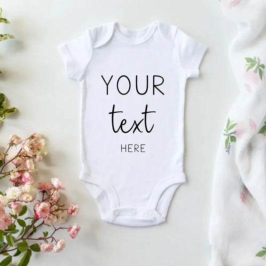 Personalised Onesie - Your TEXT Here - Timber Tinkers