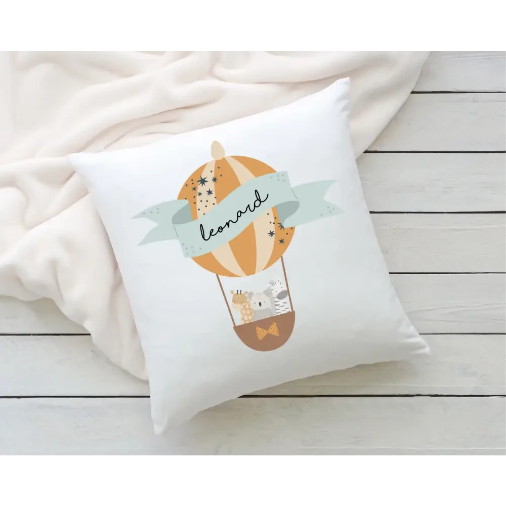 Personalised Pillowcase - Balloon - Timber Tinkers