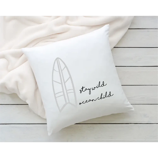 Personalised Pillowcase - Surfboard - Timber Tinkers
