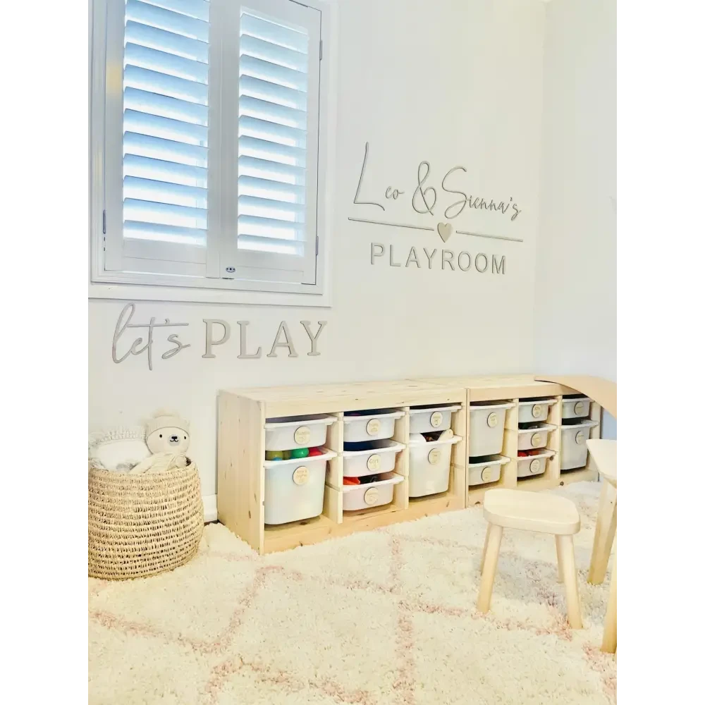Personalised Playroom Plaque - Timber Tinkers