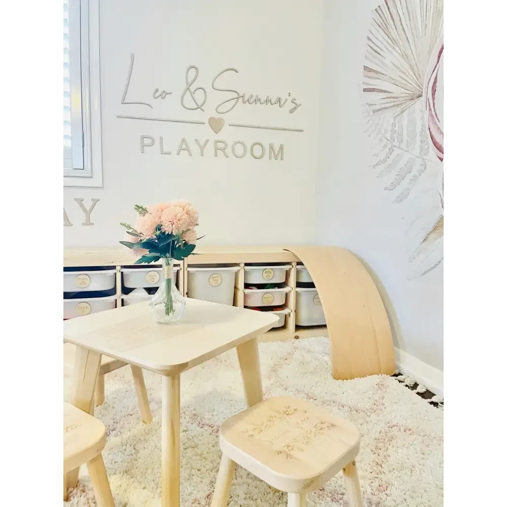 Personalised Playroom Plaque - Timber Tinkers