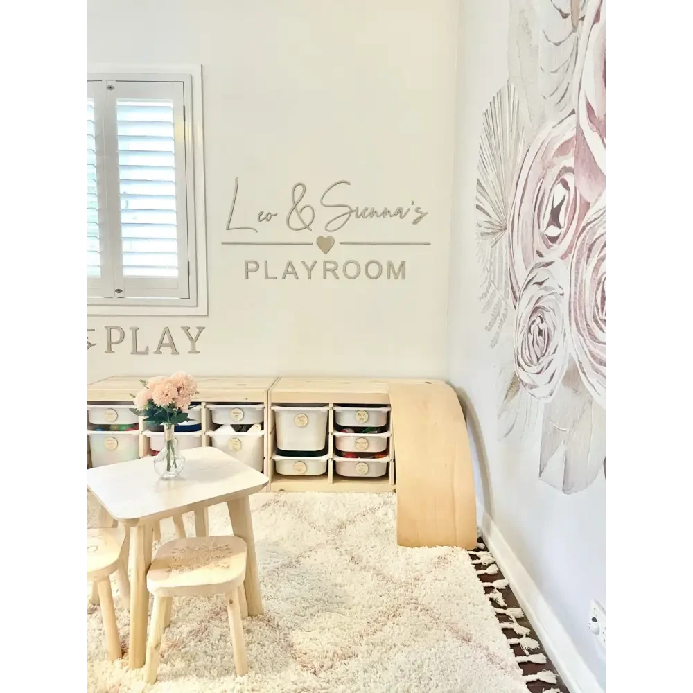 Personalised Playroom Plaque - Timber Tinkers