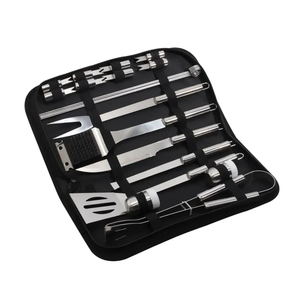 Personalised Stainless Steel BBQ Set - Timber Tinkers