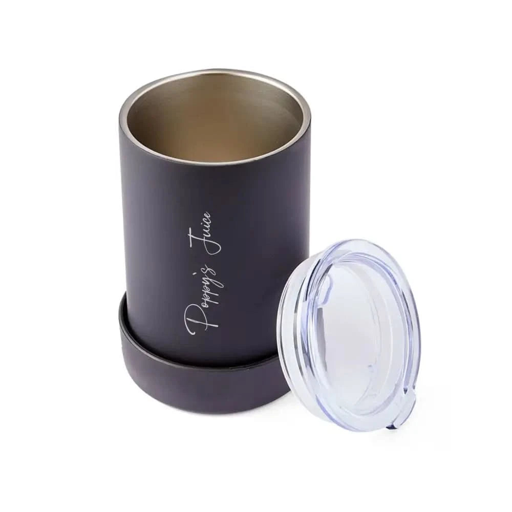 Personalised Stainless Steel Stubby Holder - Timber Tinkers