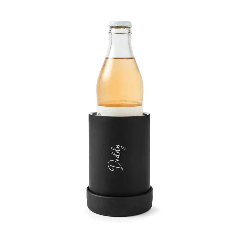 Personalised Stainless Steel Stubby Holder - Timber Tinkers