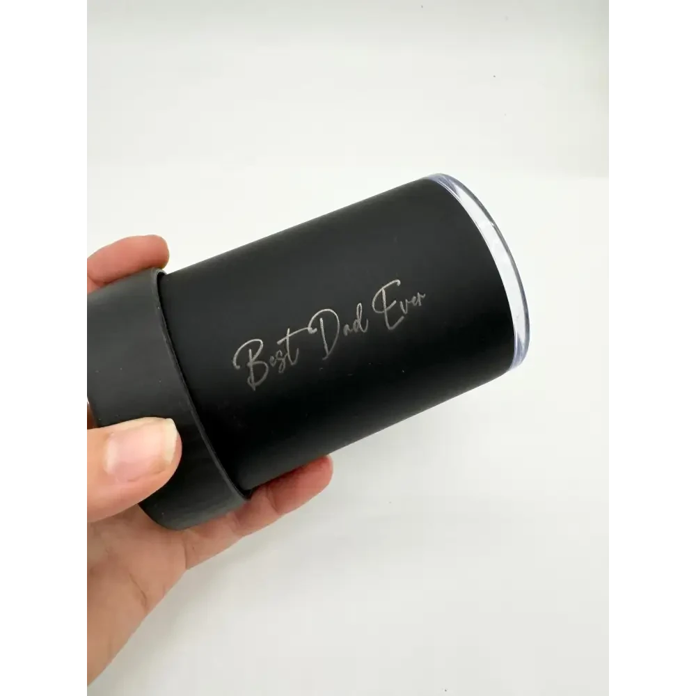 Personalised Stainless Steel Stubby Holder - Timber Tinkers