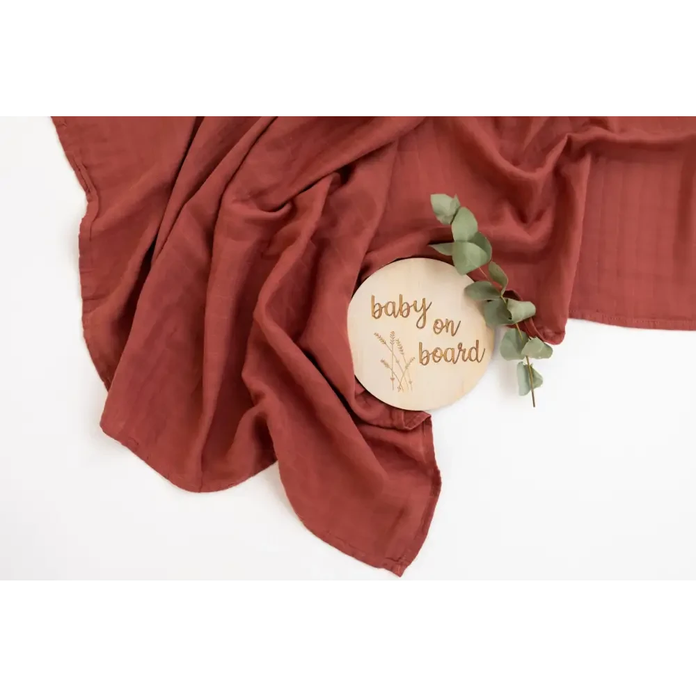 Personalised Swaddle - Ruby - Timber Tinkers