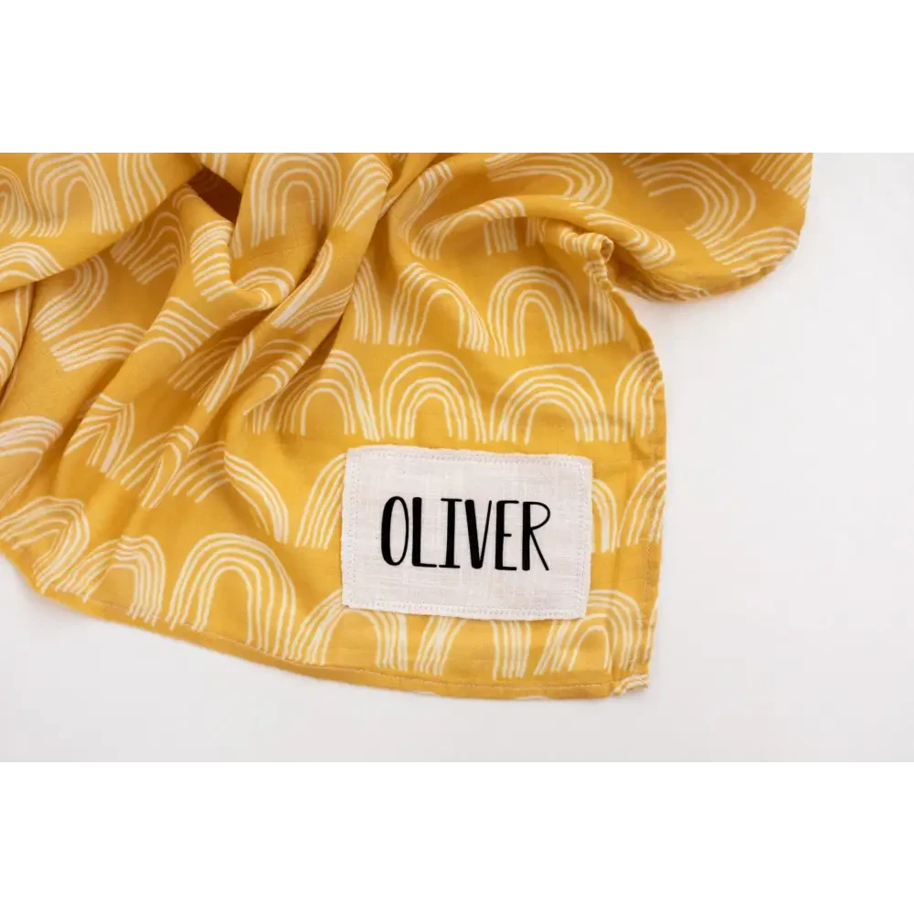 Personalised Swaddle - Signature Rainbow - Timber Tinkers