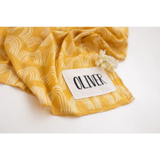 Personalised Swaddle - Signature Rainbow - Timber Tinkers
