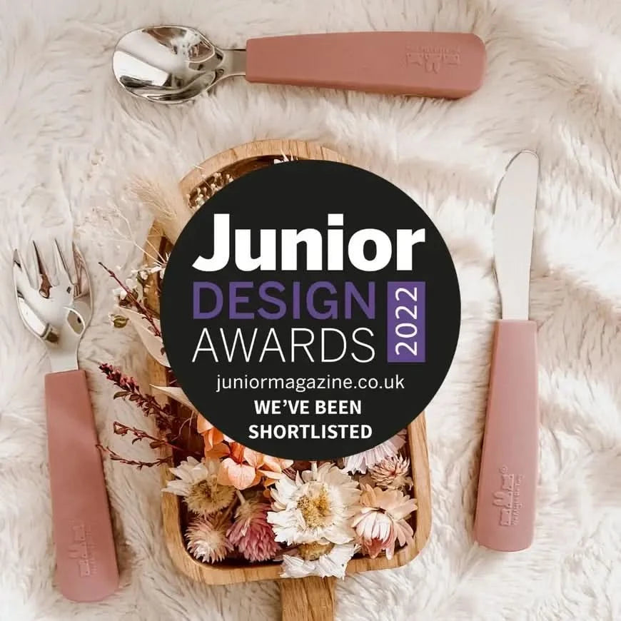Personalised Toddler Cutlery Set - Multiple Colours - Timber Tinkers