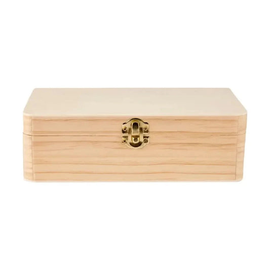 Personalised Wooden Keepsake Box - Floral Letter - Timber Tinkers