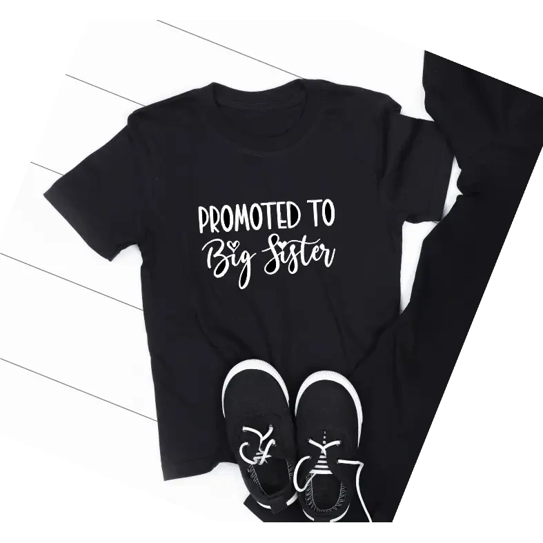 Promoted to big sister TSHIRT - Size 8