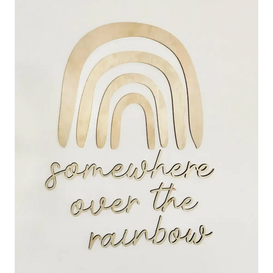 Rainbow Large NATURAL WOOD - Timber Tinkers