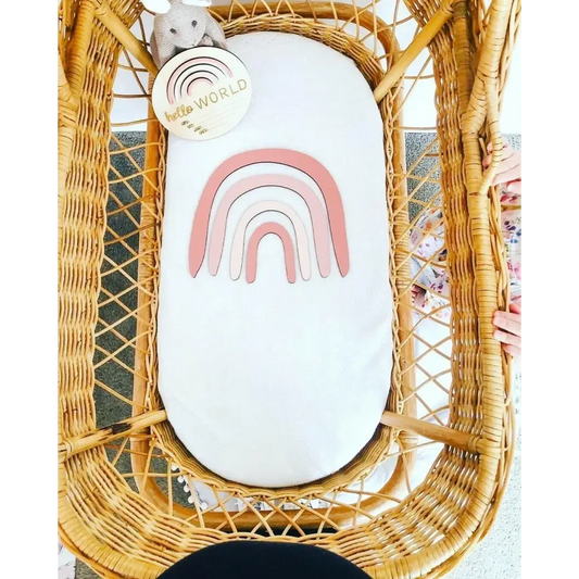 Rainbow Large Wall Decal - Pretty Pinks - Timber Tinkers