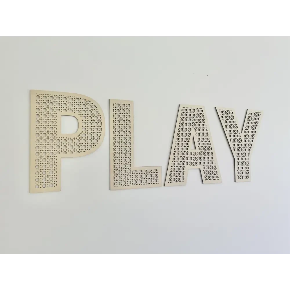 Rattan PLAY Plaque - Timber Tinkers