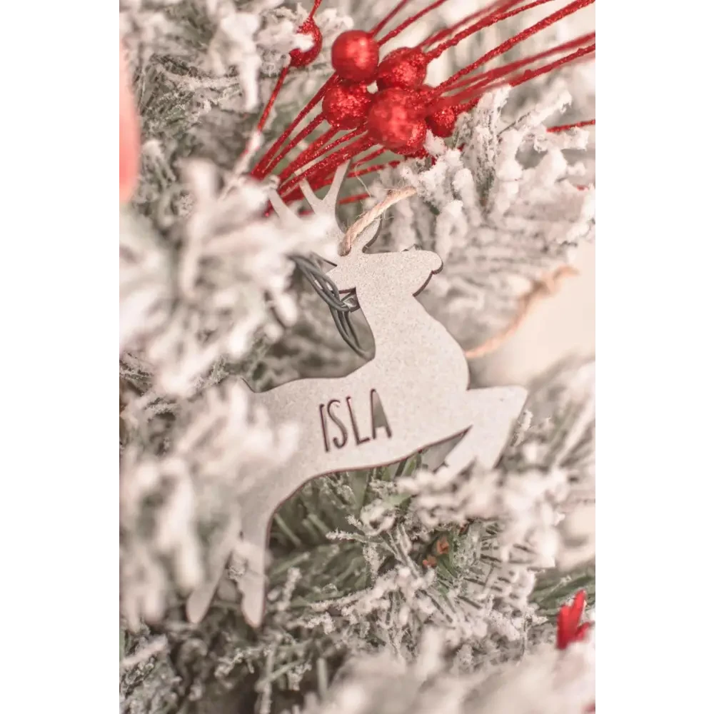 Reindeer Ornament - Timber Tinkers