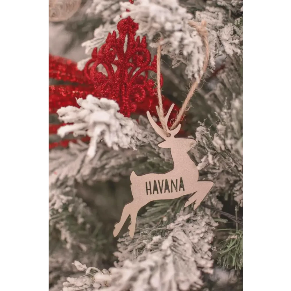 Reindeer Ornament - Timber Tinkers