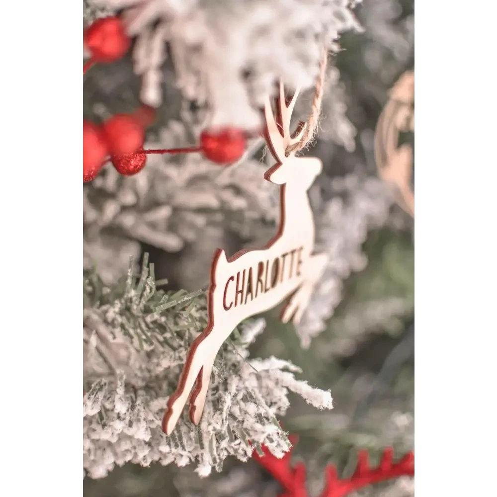 Reindeer Ornament - Timber Tinkers