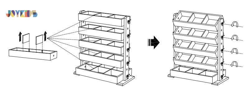 (NEW) 5 Tier Convertible Organizer
