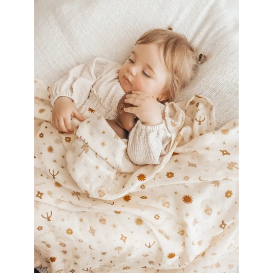 Sacred Amulets Organic Muslin Wrap Swaddle - Timber Tinkers