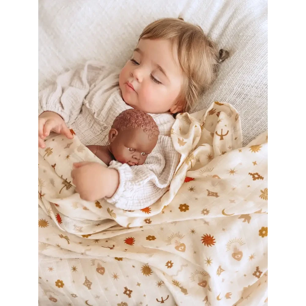 Sacred Amulets Organic Muslin Wrap Swaddle - Timber Tinkers