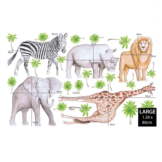 Safari African Animals - Timber Tinkers