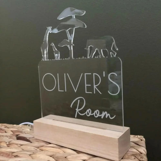 Safari Night Light - Timber Tinkers