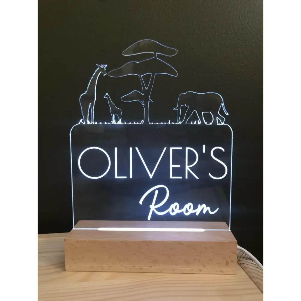 Safari Night Light - Timber Tinkers