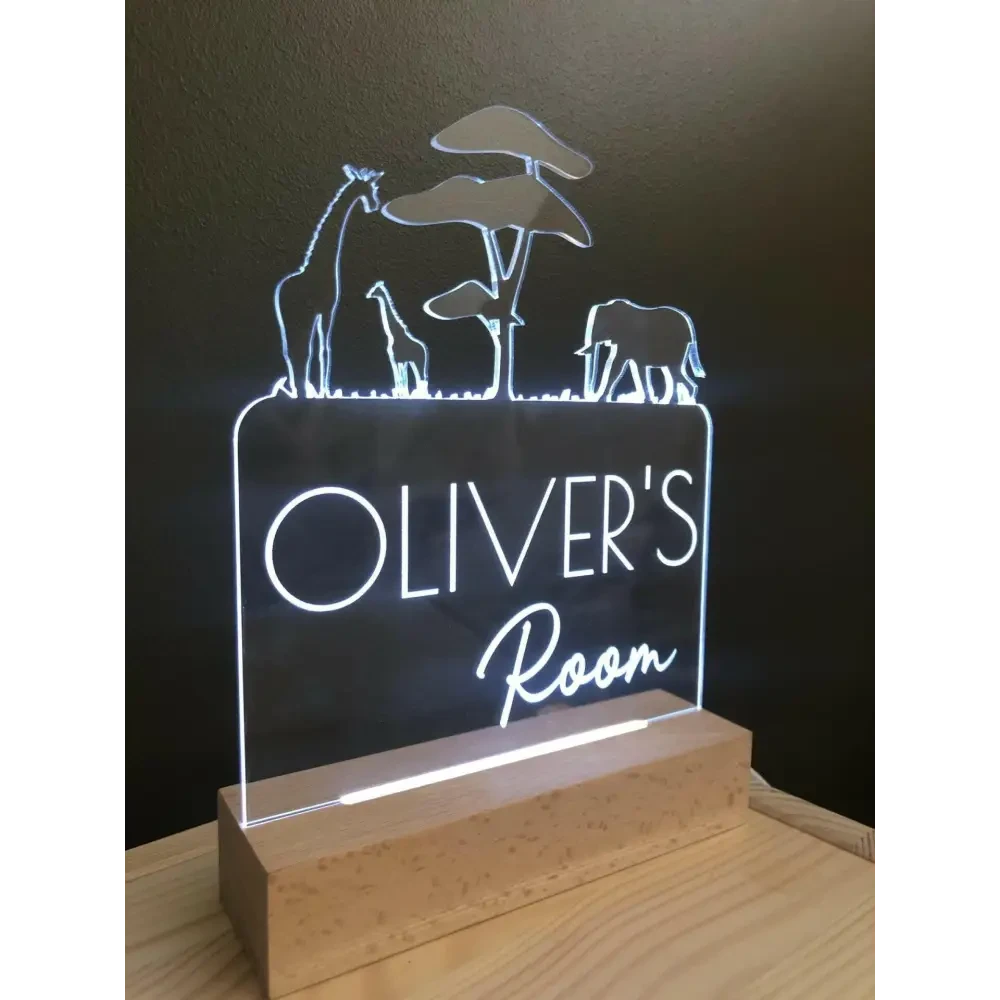 Safari Night Light - Timber Tinkers