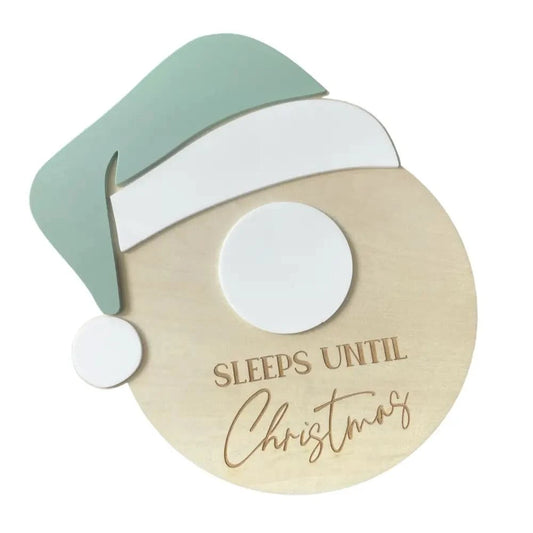 Santa Hat Christmas Countdown - Timber Tinkers