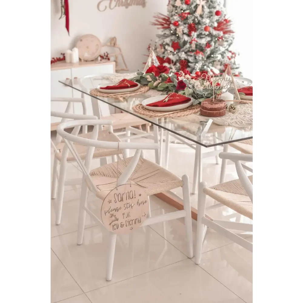 Santa Please Stop Here Sign - Timber Tinkers