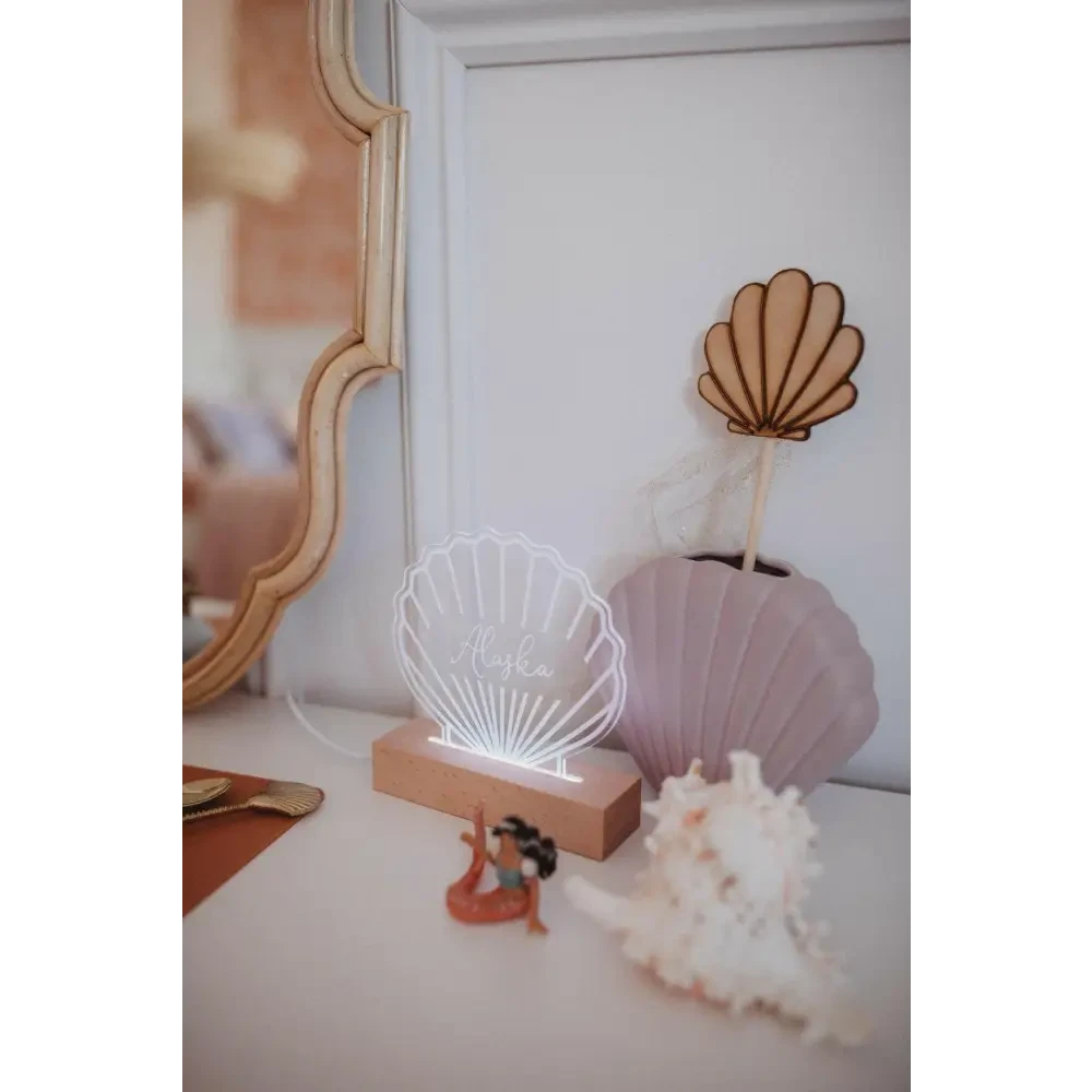 Shell Night Light - Timber Tinkers