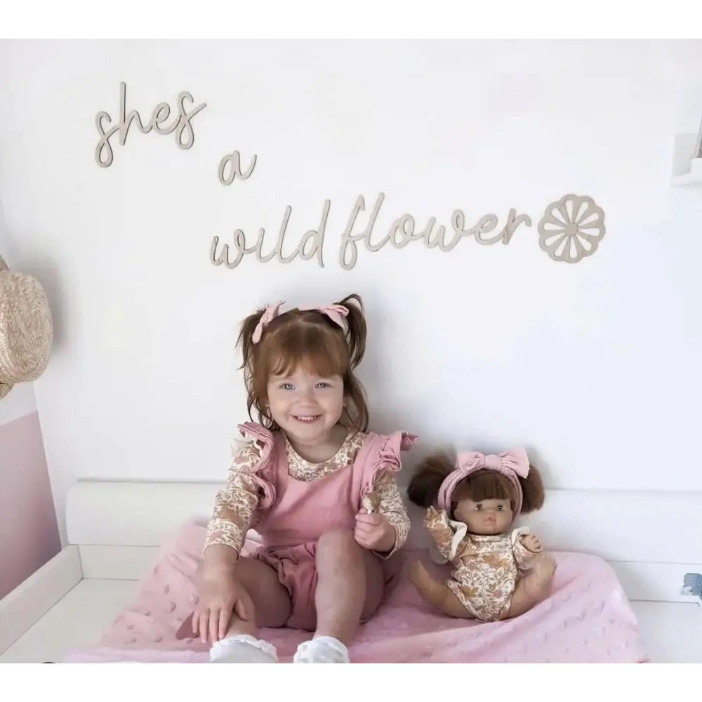 shes a wildflower wall plaque - Timber Tinkers