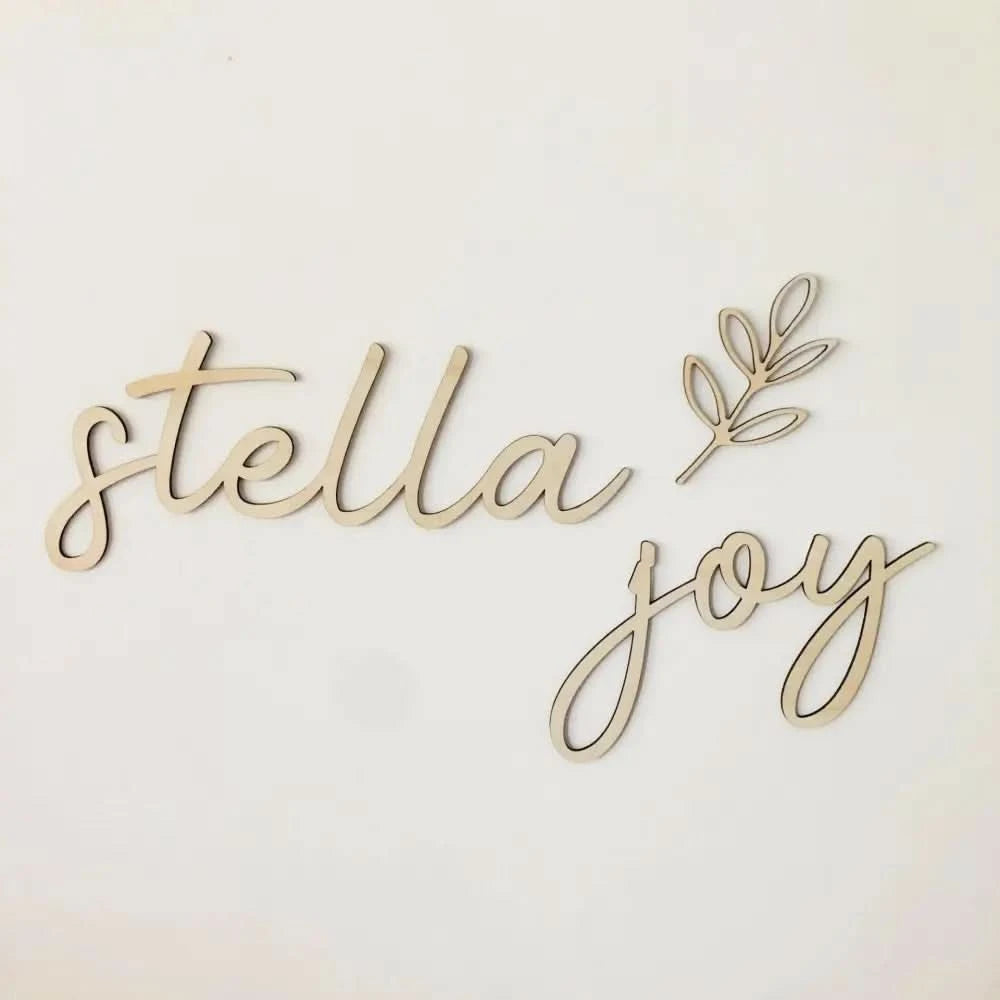 Small Name Plaques (30cm Length) - Timber Tinkers