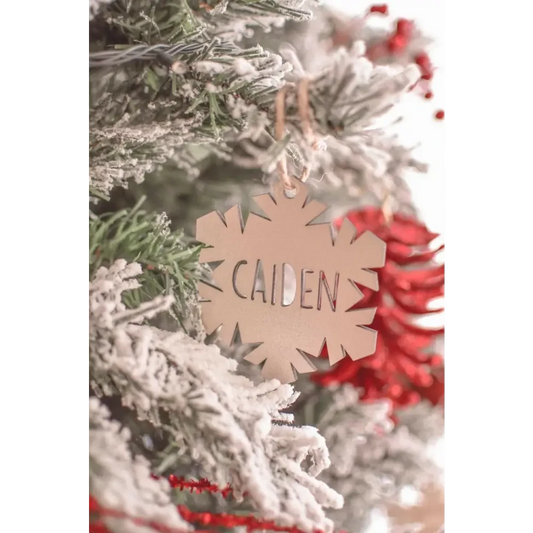 Snowflake Bauble - Timber Tinkers