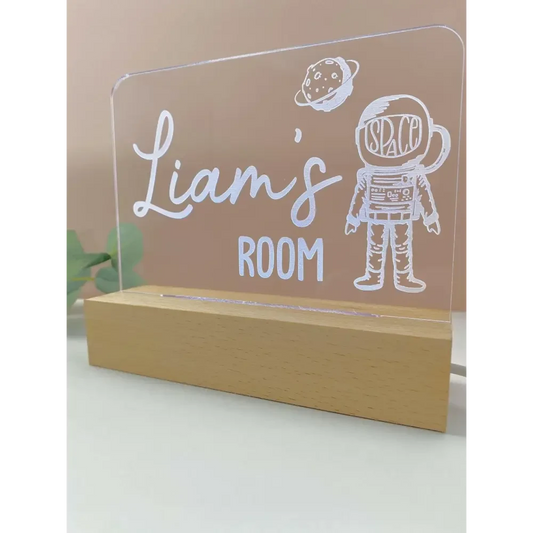 Space Man Night Light - Timber Tinkers