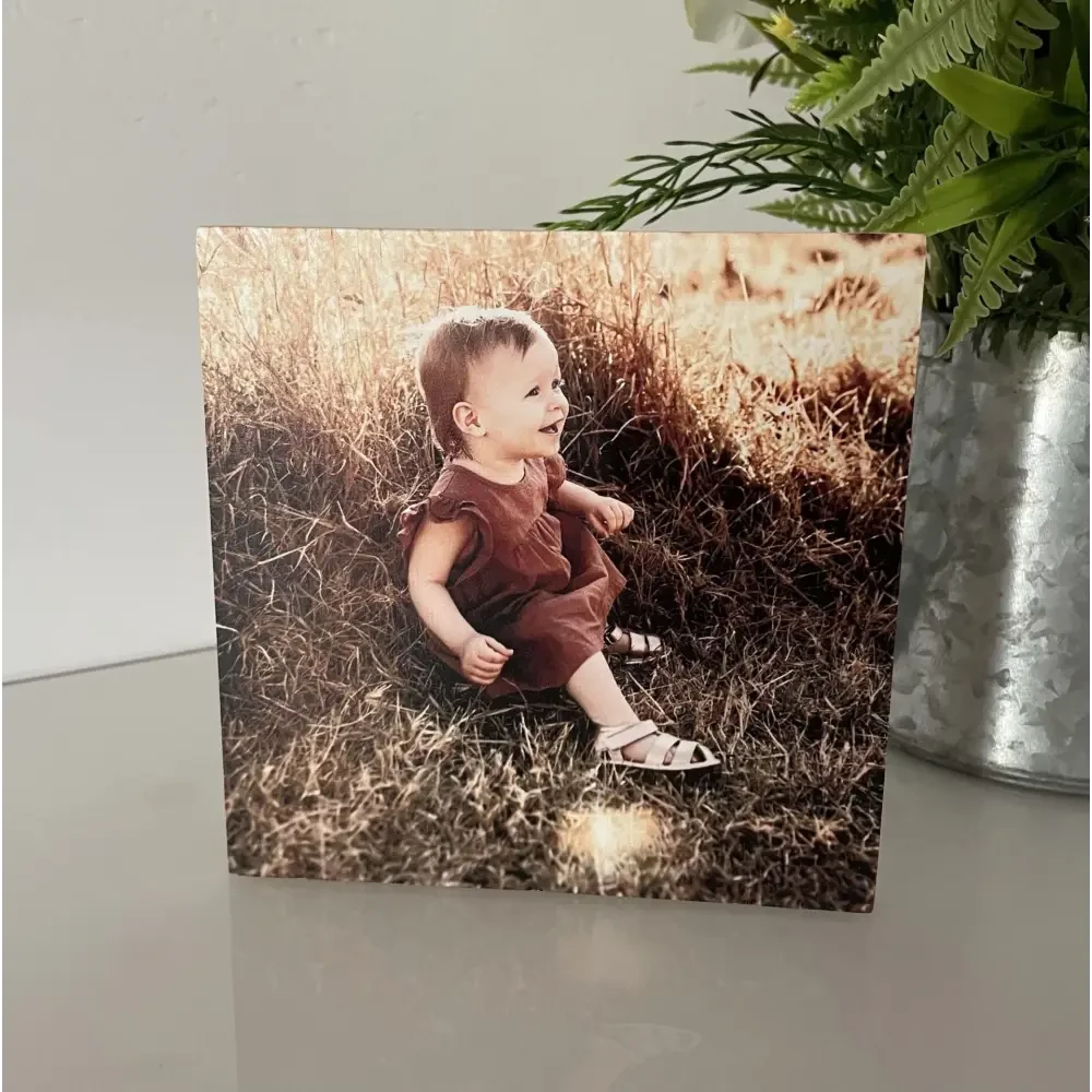 Square Wood Photo Blocks - Timber Tinkers