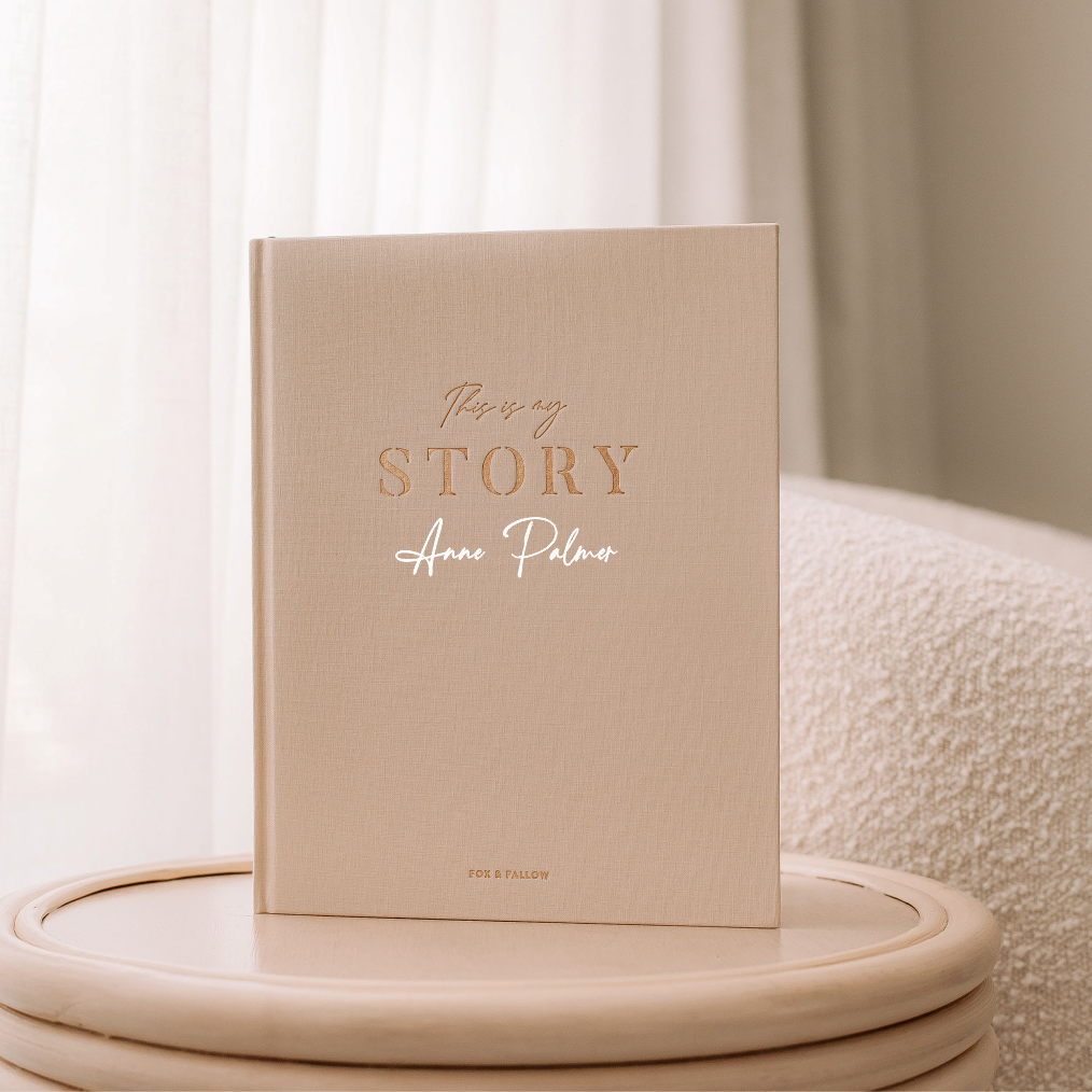 This Is My Story Memoir Journal Cream