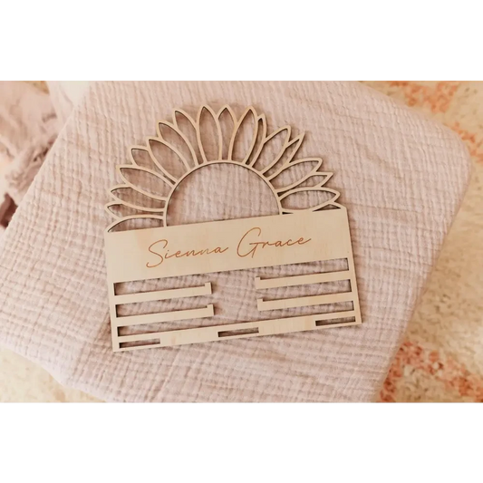 Sunflower Bow Holder - Timber Tinkers