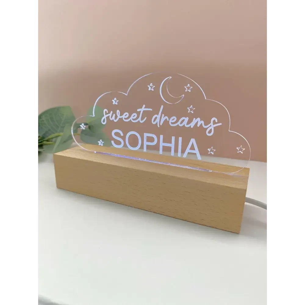 Sweet Dreams Night Light - Timber Tinkers