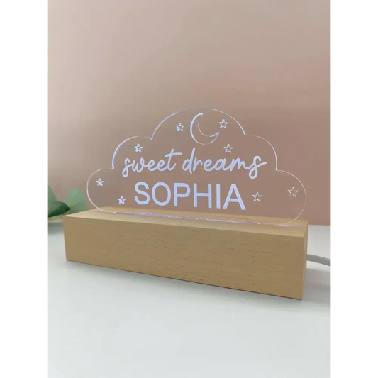 Sweet Dreams Night Light - Timber Tinkers