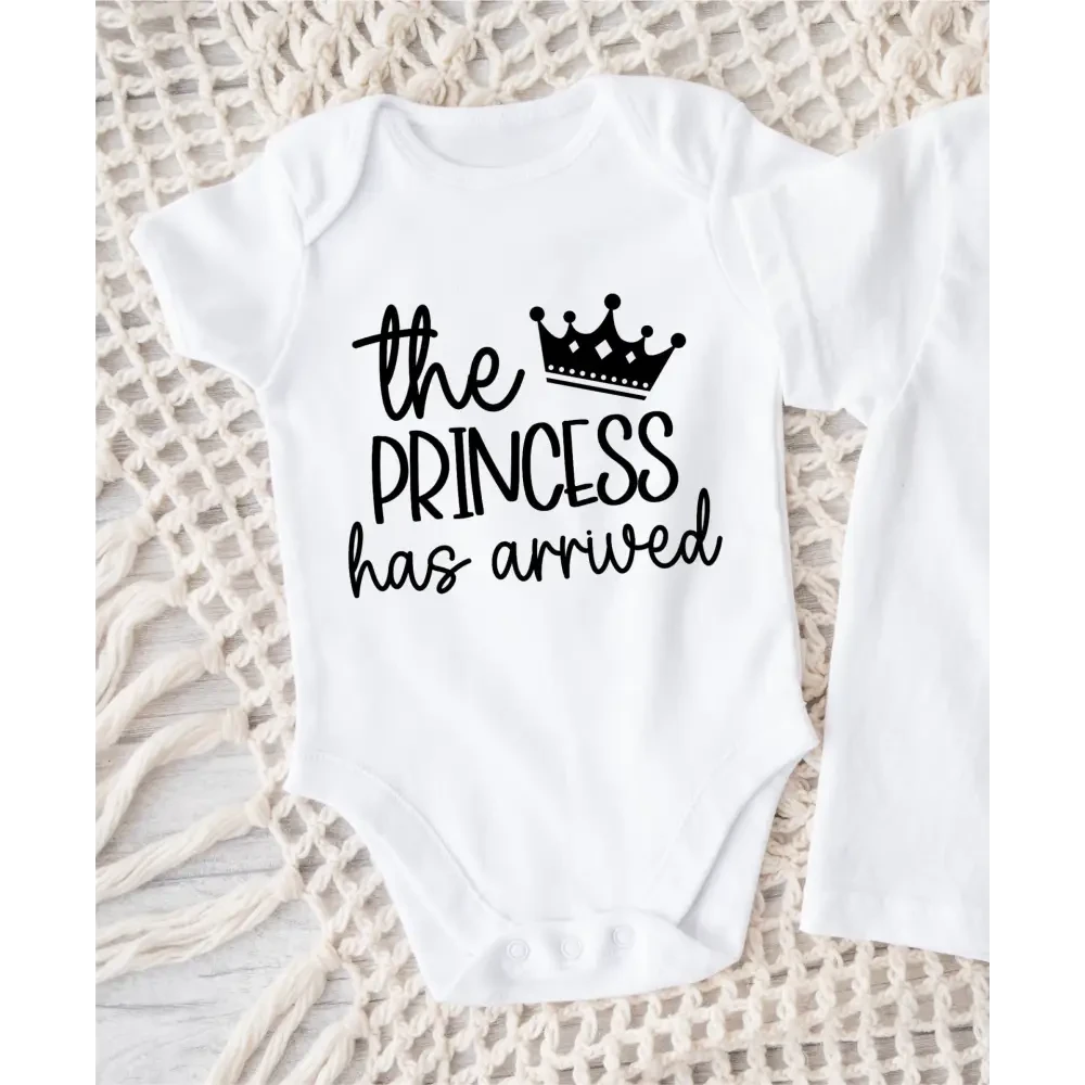 the princess has arrived onesie - Timber Tinkers