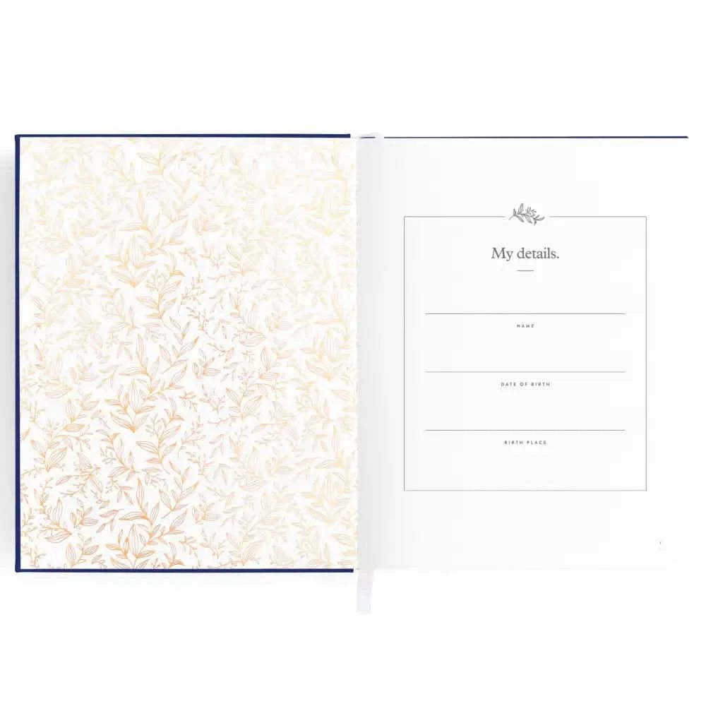 This Is My Story Memoir Journal Navy - Timber Tinkers