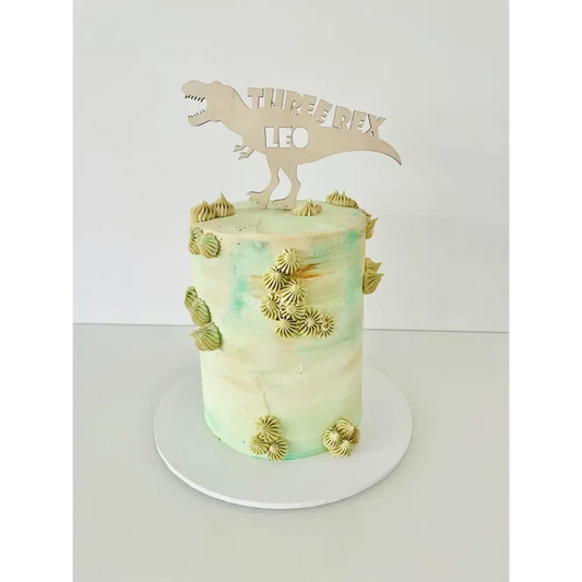 THREE REX TREX Cake Topper - Timber Tinkers